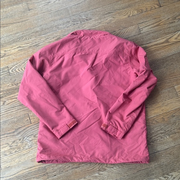 L.L. Bean Women's Red Hooded Raincoat - Picture 6 of 6